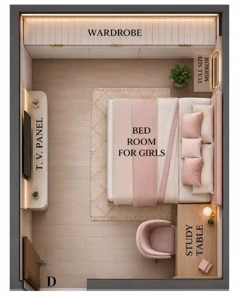 Kids room before design